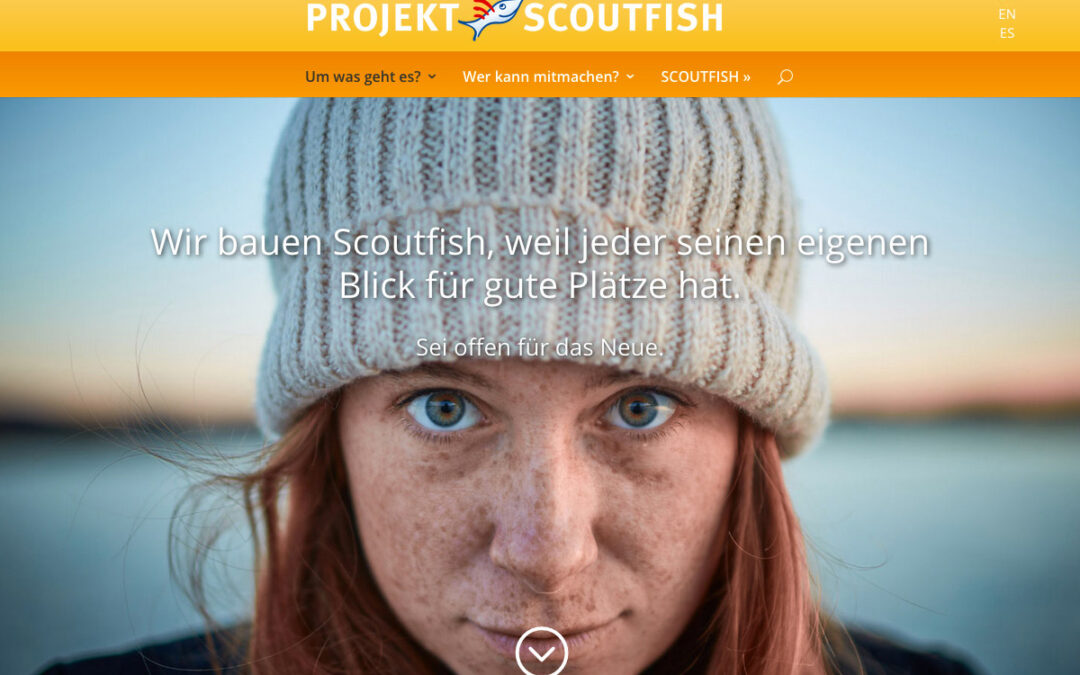 Relaunch der Scoutfish Projektseite