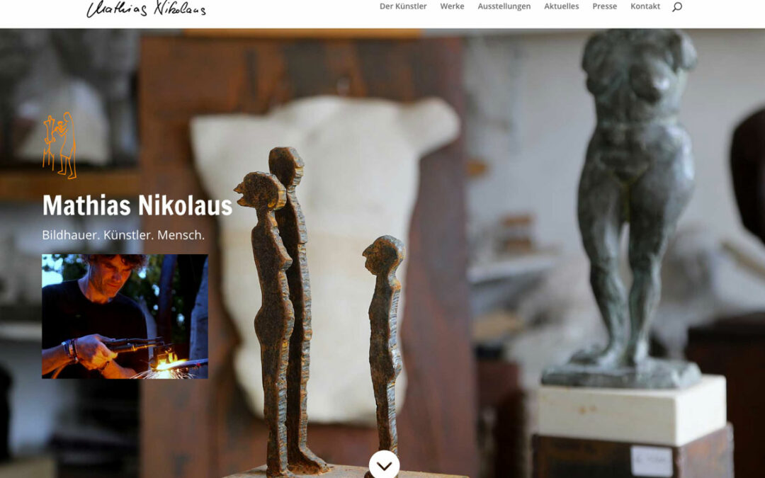 Bildhauer Nikolaus, Webseite
