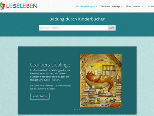 Leseleben e.V. – Relaunch der Homepage