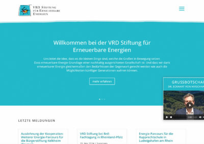 Website Relaunch VRD Stiftung