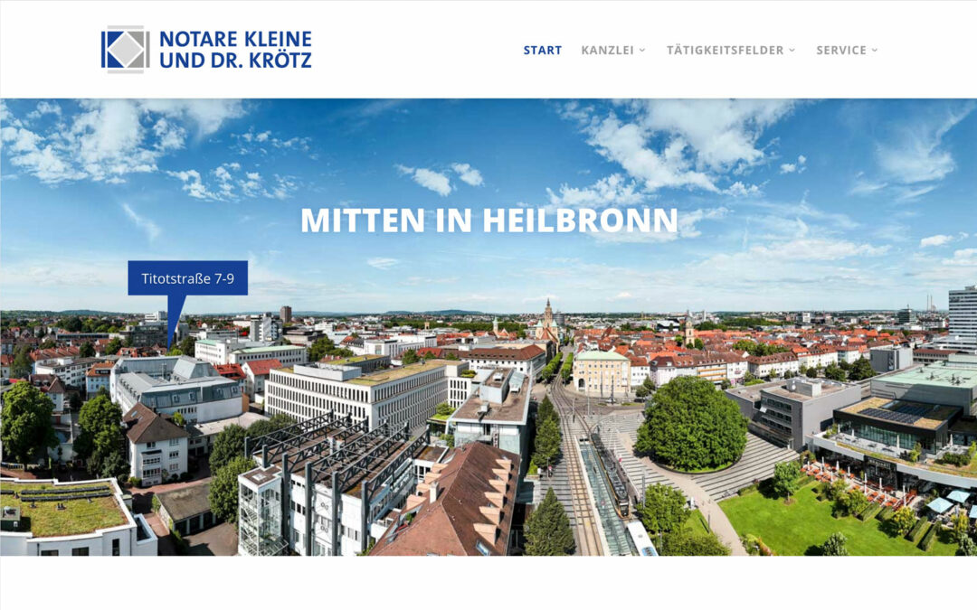 Redesign einer Website